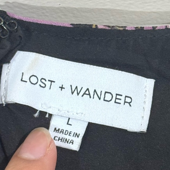 Lost + Wander Purple Floral Maxi Dress - Picture 2 of 4